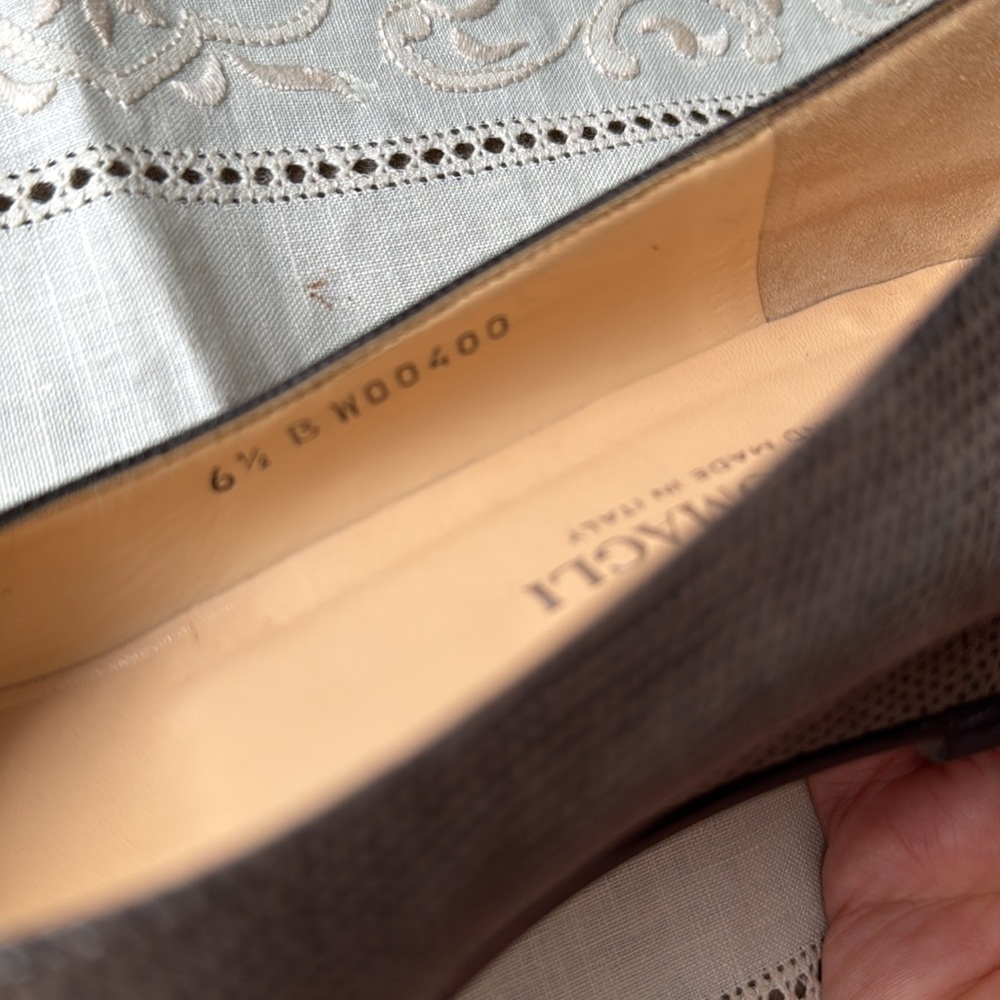 Bruno Magli Peep Toe Wedges - Picture 3 of 5